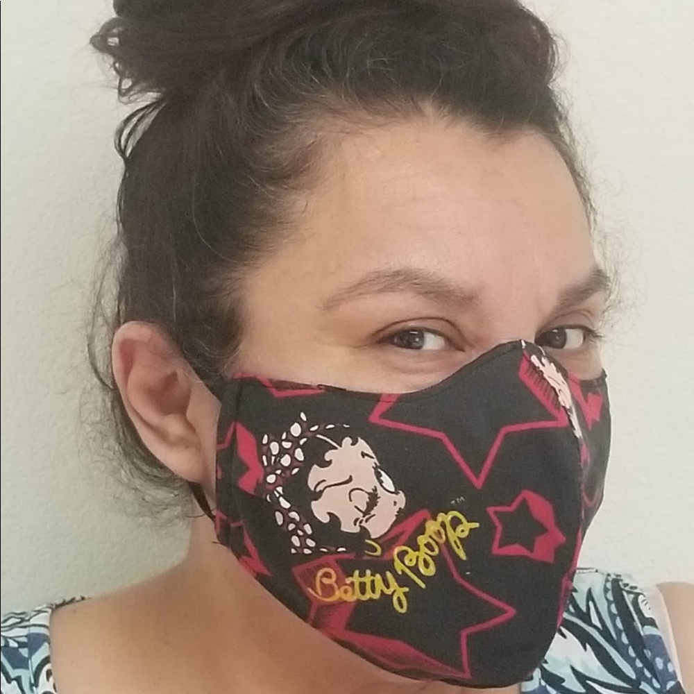 BETTY BOOP FACE MASK washable